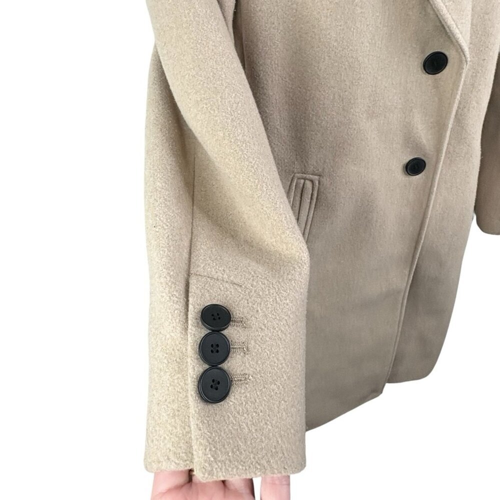 Preppy Academia Zara Soft Camel Two Button Front … - image 8